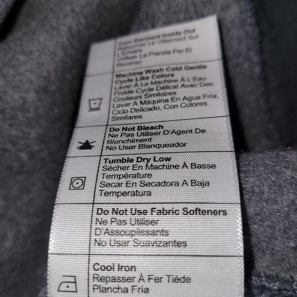 Carhartt Mens Rain Defender Loose Fit Heavyweight Quarter Zip Swearshirt Gray XL - Picture 9 of 9